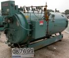 USED: Cleaver Brooks packaged firetube boiler, model CB700-80. 80 hp, input 3,350,000 btu/hour. 2760#/hour of steam at 212 deg F, 400 square feet heating surface fireside, 441 waterside, 150 psig des...