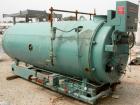 USED: Cleaver Brooks packaged firetube boiler, model CB700-80. 80 hp, input 3,350,000 btu/hour. 2760#/hour of steam at 212 deg F, 400 square feet heating surface fireside, 441 waterside, 150 psig des...