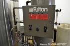Used Fulton Model ICS 20 Fuel Fired Vertical Tubeless Steam Boiler. Natural gas, approximate 20 hp. Rated 690 pounds of steam per hour, approximately 840,000 btu/hour input, rated 15 psi. Includes a ...