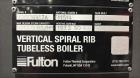 Unused Fulton VSRT-125 Steam Boiler | 125 HP Vertical Tubeless High Efficiency Boiler