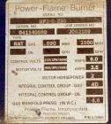 Used Hurst Boiler, 205 Square Feet Heating Surface. 1725 Steam Pounds per hour, maximum working pressure 300 psi. Serial# S205-300-1, National Board# 17206, built 2011. Includes a Power Flame Burner,...