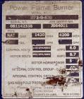 Used Hurst Boiler, 417 Square Feet Heating Surface. 4313 Steam Pounds per hour, maximum working pressure 300 psi. Serial# S417-300-1, National Board# 17575, built 2011. Includes a Power Flame Burner,...