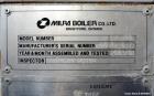 Used Miura Natural Gas Fired Steam Boiler, Model LX-100, Serial# 46S421417. Utilization horsepower 100, heating surface 248 square feet, maximum pressure 170 psi, design temperature 400 degrees F., m...