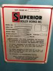 Used 2014 Superior Packaged Steam Boiler.