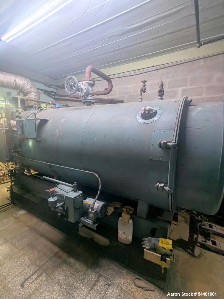 Used Cleaver Brooks Steam Boiler, Model CB-100-70-150ST. Rated 2,343,000 BTU/hour. 150 PSI max. working pressure. 70 HP. 3/60/230V. Serial# T3376-1-1, Built 2012.