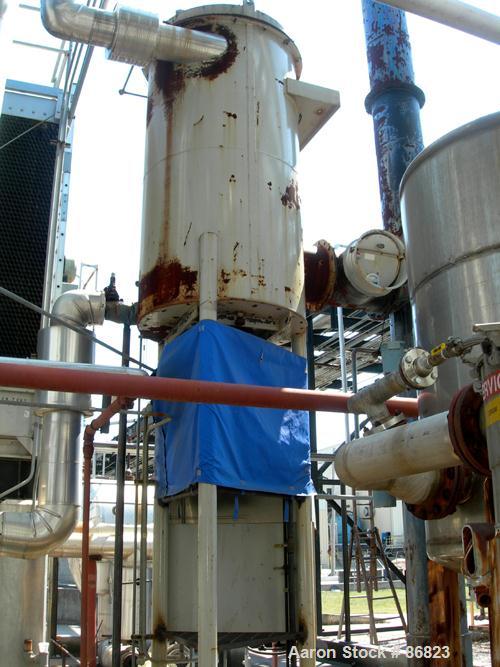 USED: First Thermal hot oil boiler, model 100-3-1-VHC-MAX-G M-N4X-T/C heater, 160 square feet heating surface, 600 deg F max operating temp, natural gas fired. Design duty 1.0 mm btu/hr, gross input ...