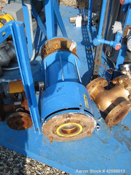 Used Fulton Electric Thermal Fluid Heater, Model FT-0150-N. 150,000 BTU/HR. 44 kW, 150 psi working pressure. Includes (2) Pfaudler 25 square foot carbon steel shell and tube chilled water coolers, ra...
