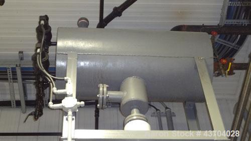 Used Fulton Thermopac Natural Gas Boiler, Model FT-0160-C-400B. Capacity 1,600,000 BTU, rated 572 degrees F at 60 psi. Built 1987, serial# TP-687-147