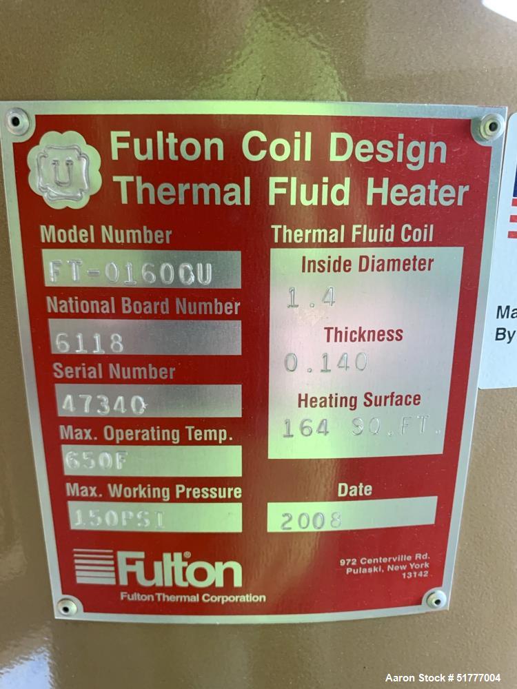 Fulton FT Vertical Coil Design Thermal Fluid Heater