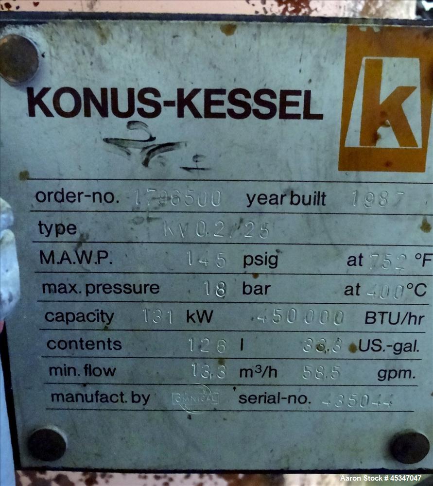 Used Konus Boiler