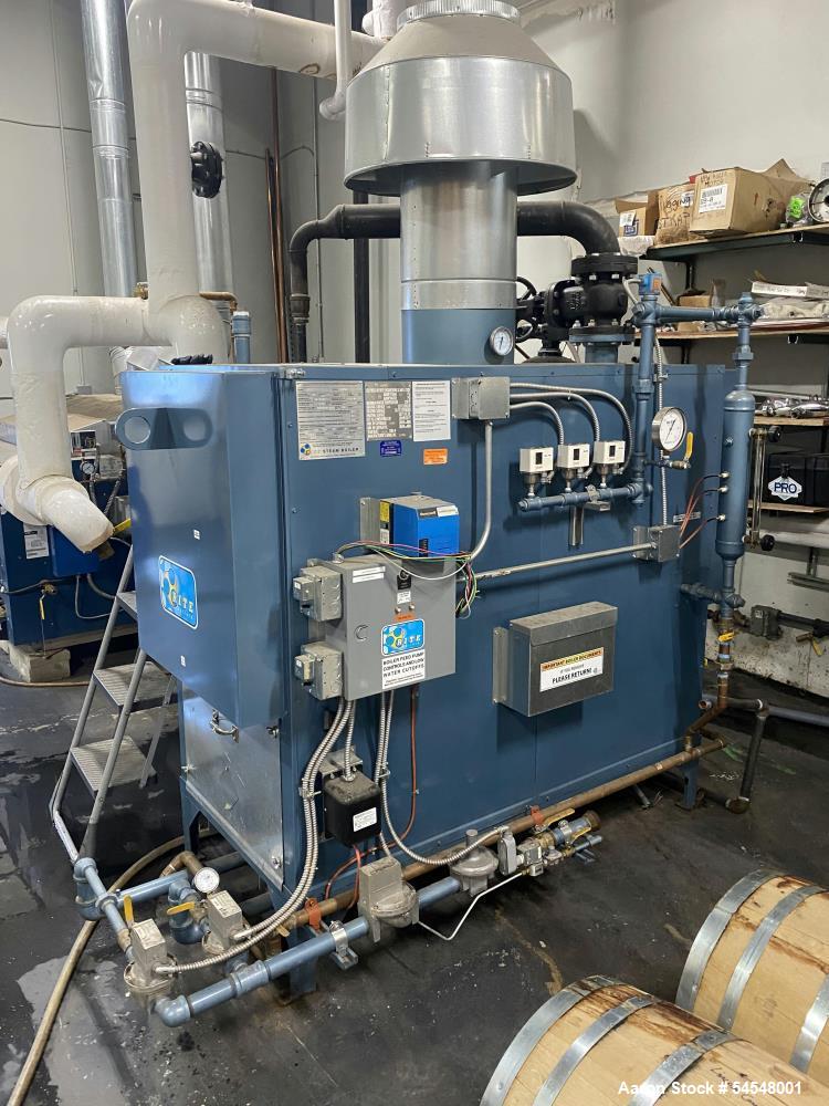 Used Rite Boiler Co. Model 105S Natural Gas-Fired Low Pressure Steam Boiler – 19 BHP – Built 2020