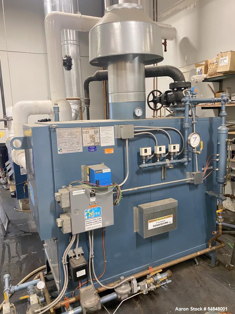Used Rite Boiler Co. Model 105S Natural Gas-Fired Low Pressure Steam Boiler – 19 BHP – Built 2020