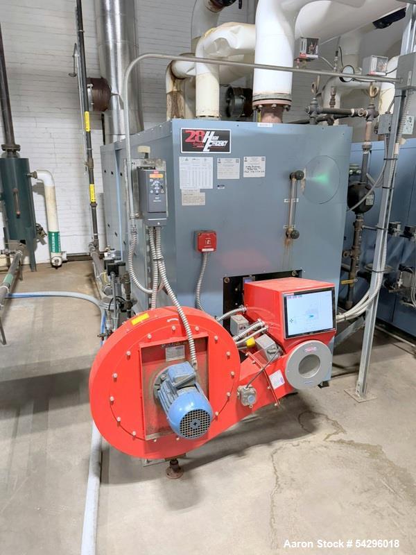 Used Smith 28HE Series Cast Iron Steam Power-Burner Boiler.