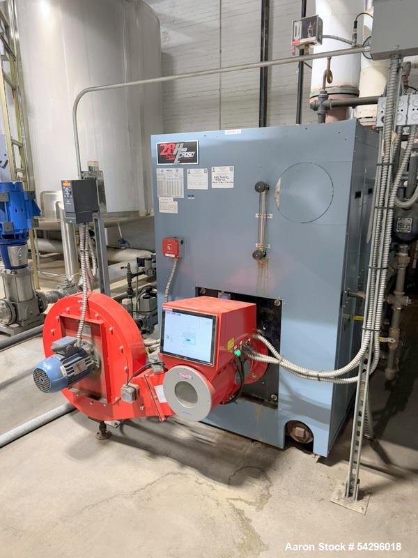 Used Smith 28HE Series Cast Iron Steam Power-Burner Boiler.
