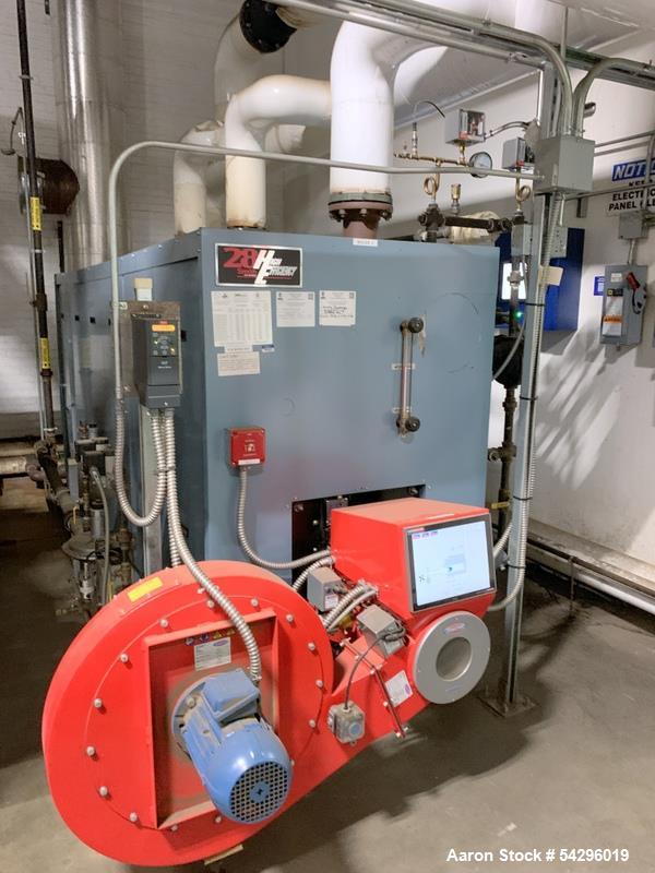 Used Smith Cast Iron Steam Power-Burner Boiler, 28HE Series.