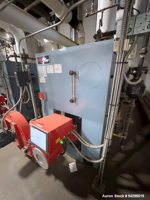 Used Smith Cast Iron Steam Power-Burner Boiler, 28HE Series.