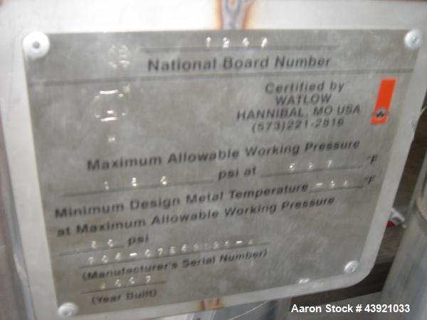 Used Stainless Steel Watlow Temperature Control Skid