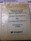 Used Babcock Wanson Thermal Fluid Heater.
