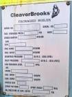 Used Cleaver Brooks Steam Boiler, Model CB-100-70-150ST. Rated 2,343,000 BTU/hour. 150 PSI max. working pressure. 70 HP. 3/60/230V. Serial# T3376-1-1, Built 2012.