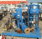 Used Fulton Electric Thermal Fluid Heater, Model FT-0150-N. 150,000 BTU/HR. 44 kW, 150 psi working pressure. Includes (2) Pfaudler 25 square foot carbon steel shell and tube chilled water coolers, ra...