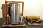 Used Fulton Electric Thermal Fluid Heater, Model FT-0150-N. 144000000 BTU/HR. 44 KW, 150 psi working pressure. 3 Phases, 460 volts. Skid mounted with deaerator tank, control panel, and pump. Includes...