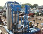 Used Fulton Electric Thermal Fluid Heater, Model FT-0430-N. 429,000 BTU/HR. 126 kW, 150 psi working pressure. Includes (2) Pfaudler 50 square foot carbon steel shell and tube chilled water coolers, r...