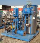 Used Fulton Electric Thermal Fluid Heater, Model FT-0430-N. 429,000 BTU/HR. 126 kW, 150 psi working pressure. Includes (2) Pfaudler 80 square foot carbon steel shell and tube chilled water coolers, r...