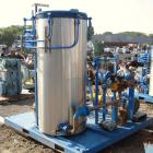 Used Fulton Electric Thermal Fluid Heater, Model FT-0430-N. 429,000 BTU/HR. 126 kW, 150 psi working pressure. Includes (2) Pfaudler 80 square foot carbon steel shell and tube chilled water coolers, r...