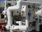 USED: Syltherm skid consisting of (1) ITT shell and tube heat exchanger, shell and tubes rated 150 psi at 375 deg F; (1) Goulds centrifugal pump, model 3296, 316 stainless steel, rated 135 gallons pe...