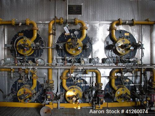 Used -Foster Wheeler Waste Heat Steam Boiler, capable of 360 mm btu/ hour, 360,000 #/hour steam. Consists of (6) Todd combustion units, model SU565XGXBX1, 60 mm btu/ hour.