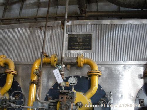 Used -Foster Wheeler Waste Heat Steam Boiler, capable of 360 mm btu/ hour, 360,000 #/hour steam. Consists of (6) Todd combustion units, model SU565XGXBX1, 60 mm btu/ hour.