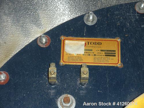 Used -Foster Wheeler Waste Heat Steam Boiler, capable of 360 mm btu/ hour, 360,000 #/hour steam. Consists of (6) Todd combustion units, model SU565XGXBX1, 60 mm btu/ hour.