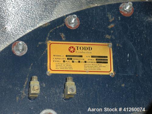 Used -Foster Wheeler Waste Heat Steam Boiler, capable of 360 mm btu/ hour, 360,000 #/hour steam. Consists of (6) Todd combustion units, model SU565XGXBX1, 60 mm btu/ hour.