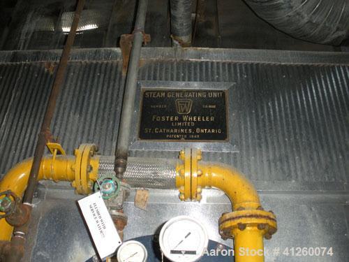 Used -Foster Wheeler Waste Heat Steam Boiler, capable of 360 mm btu/ hour, 360,000 #/hour steam. Consists of (6) Todd combustion units, model SU565XGXBX1, 60 mm btu/ hour.