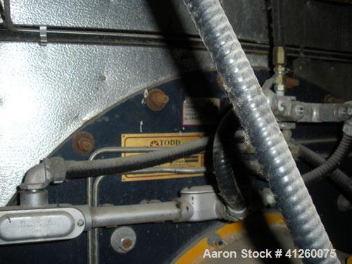 Used -Foster Wheeler Waste Heat Steam Boiler. Capable of 360 mm btu/ hour, 360,000 #/hour steam. Consists of (6) Todd combustion units, model SU565XGXBX1, 60 mm btu/hour.