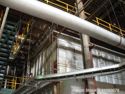 Used -Foster Wheeler Waste Heat Steam Boiler. Capable of 339 mm btu/hour, 339,000 #/hour steam. Consists of (6) Combustion Associates of Canada combustion units, model QED615G, 56.5 mm btu/hour.