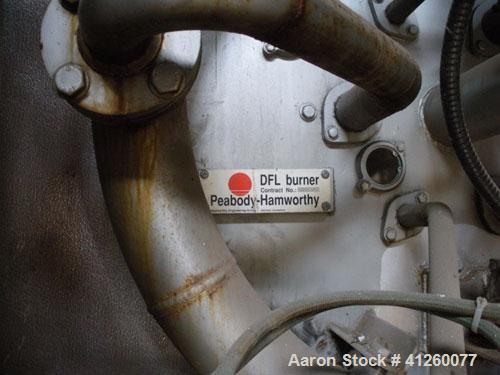 Used Foster Wheeler Waste Heat Steam Boiler. Capable of 360 mm btu/ hour, 360,000 #/hour steam. Consists of (6) Todd combustion units, model SU565XGXBX1, 60 mm btu/hour.