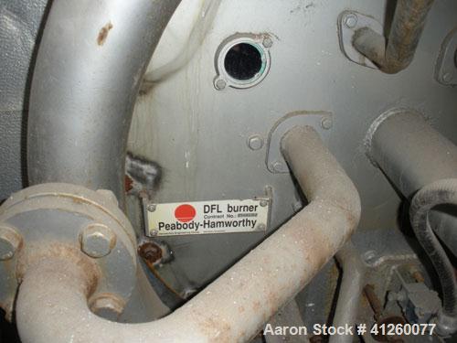 Used Foster Wheeler Waste Heat Steam Boiler. Capable of 360 mm btu/ hour, 360,000 #/hour steam. Consists of (6) Todd combustion units, model SU565XGXBX1, 60 mm btu/hour.