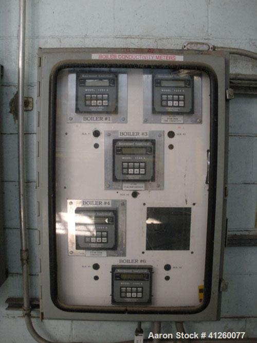 Used Foster Wheeler Waste Heat Steam Boiler. Capable of 360 mm btu/ hour, 360,000 #/hour steam. Consists of (6) Todd combustion units, model SU565XGXBX1, 60 mm btu/hour.