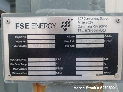 Unused - FSE Energy Steam Superheater, 6MM BTU/Hr