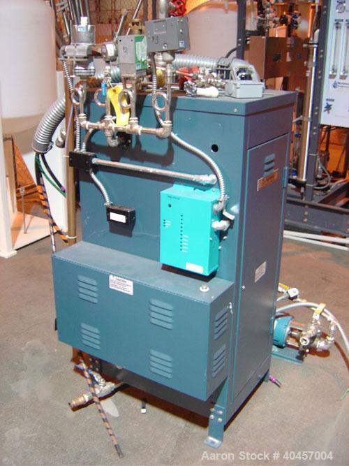 Used Sussan Electric boiler/clean steam generator. 480VAC/150 amp/3 ph, with stainless steel boiler, and 480 VAC disconnect panel and water feed pump.