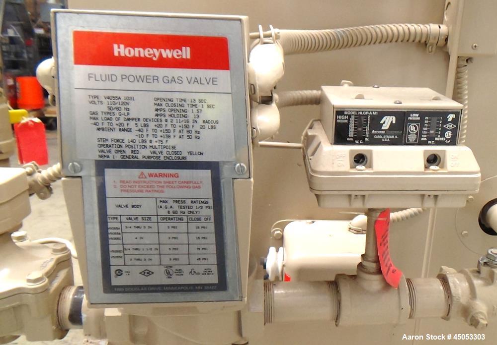 Used Fulton PulsePak Hydronic Boiler, Model PHW-950SM. Input 950/190K BTU per hour. Output 855/171k BTU per hour. Design Pressure: 160 psi working pressure. Water content 42 gallons. Set up for natur...