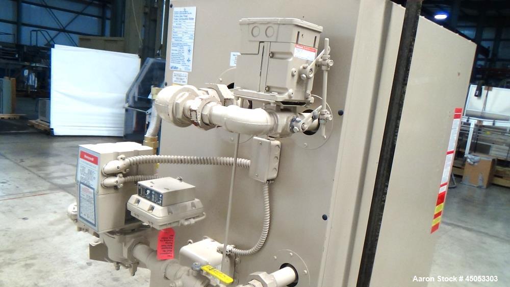 Used Fulton PulsePak Hydronic Boiler, Model PHW-950SM. Input 950/190K BTU per hour. Output 855/171k BTU per hour. Design Pressure: 160 psi working pressure. Water content 42 gallons. Set up for natur...