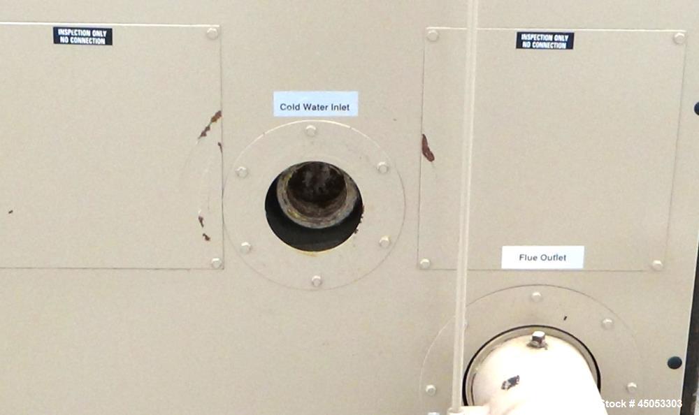 Used Fulton PulsePak Hydronic Boiler, Model PHW-950SM. Input 950/190K BTU per hour. Output 855/171k BTU per hour. Design Pressure: 160 psi working pressure. Water content 42 gallons. Set up for natur...