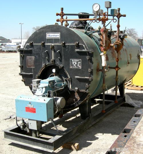 Used Burnham Corporation 3 Pass Steam Boiler, Mo