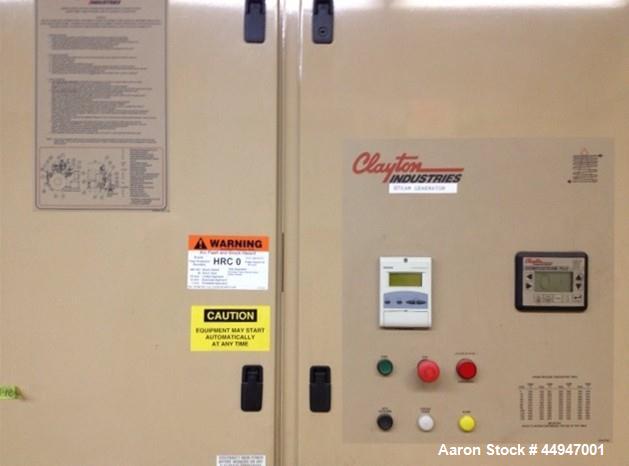 Used Clayton Steam Generator, Model E704. 700 BHP.