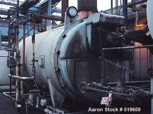 USED: Cleaver Brooks Boiler, model CB 700.250.150. Input 1,046,000btu/hr, natural gas fired, rated 250 hp, 150# steam, 8,625 lb/hr.Manufactured 1996 with deaerator, max AWP 50 psi at 650 deg F.