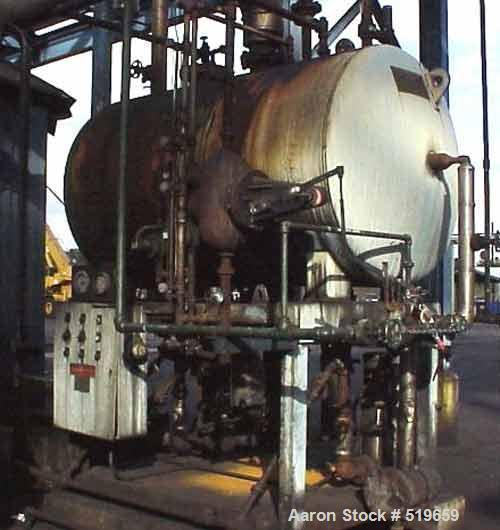 USED: Cleaver Brooks Boiler, model CB 700.250.150. Input 1,046,000btu/hr, natural gas fired, rated 250 hp, 150# steam, 8,625 lb/hr.Manufactured 1996 with deaerator, max AWP 50 psi at 650 deg F.