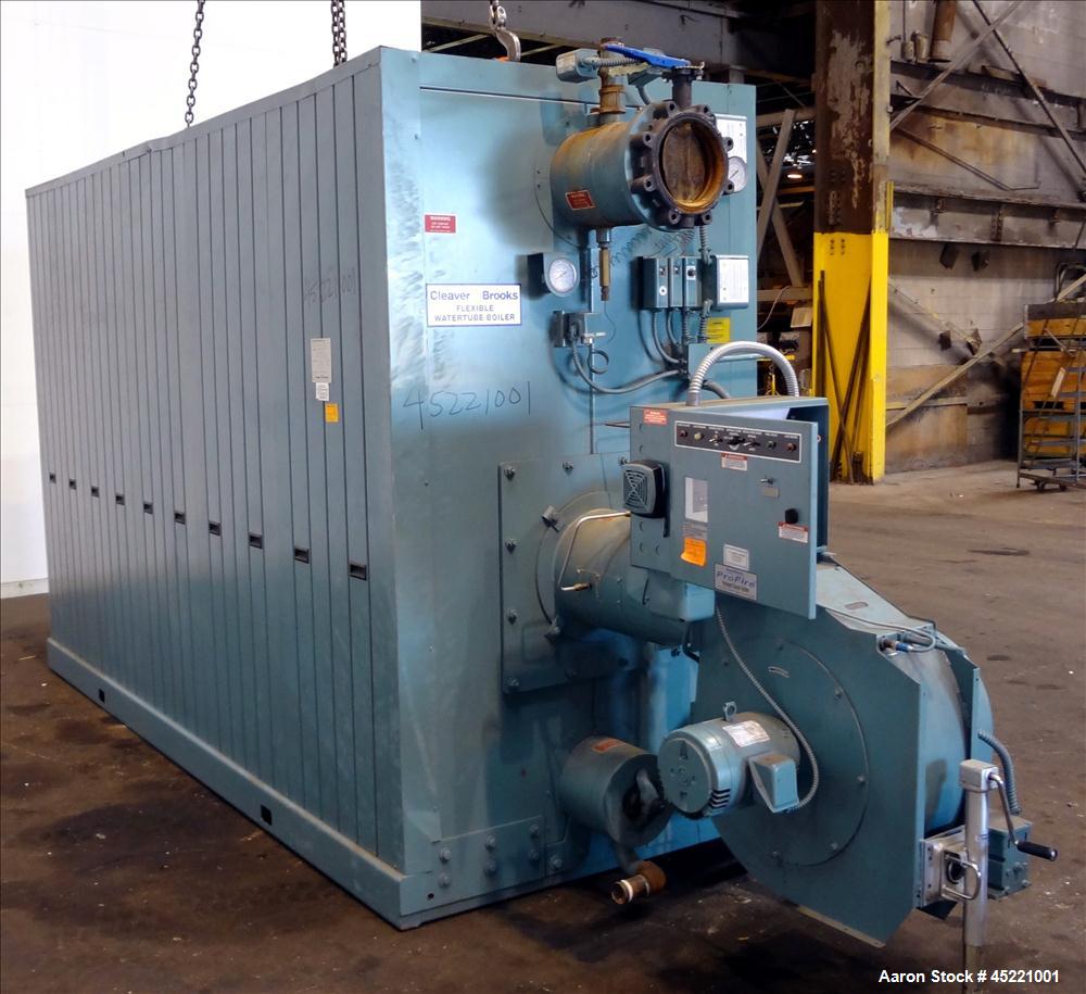 Used Cleaver Brooks FLX Flexible Water Tube Boiler, Model FLX-700-1100-160HW