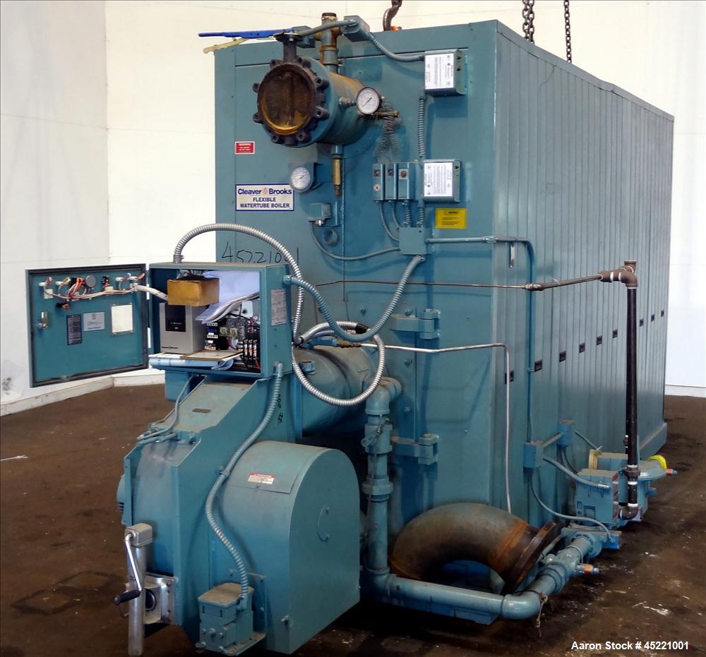 Used Cleaver Brooks FLX Flexible Water Tube Boiler, Model FLX-700-1100-160HW